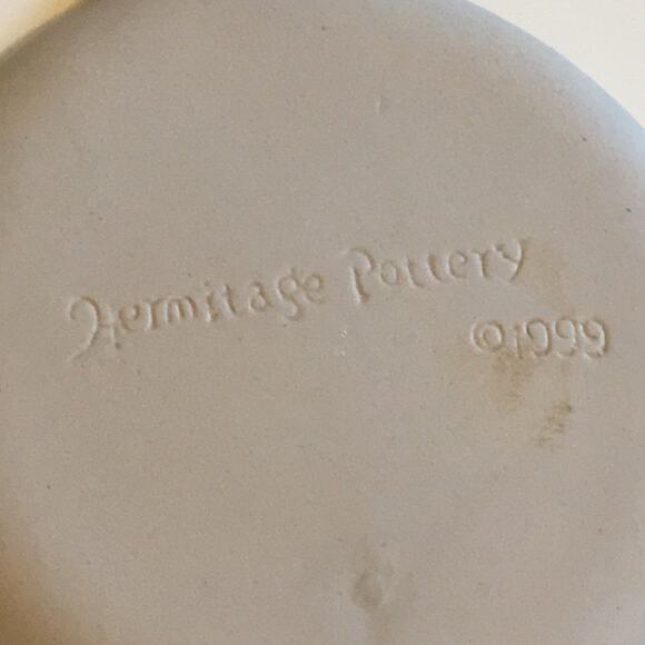 Hermitage Pottery Sandstone pumpkin & fall leaf - Autum leaves - Picture 5 of 6